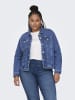 ONLY Carmakoma Jeansjacke in Medium Blue Denim