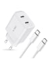 Tech Protect Tech Protect C20W 2x USB-C PD 20 W NetzwerkLadegerät