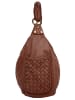 Samantha Look Handtasche echt Leder in cognac