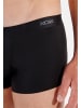 HOM Retro Short / Pant Modal clean cut in Schwarz / grau