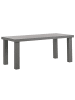Beliani Esstisch TARANTO in Grau - (W) 90 x (H) 76 x (L) 180 cm