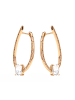 Luxenter Ohrringe Shuasin mit 18 Karat Gelbgold-Finish – SHUASIN