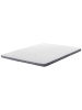 Beliani Topper SLUMBER in Grau/Weiß - (W) 180 x (H) 6 x (L) 200 cm