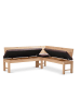 58 aufm Kessel ECKBANKGRUPPE Modern Dyan 3 für 7 Personen Massivholz Wildeiche/Braun