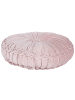 Beliani Dekokissen UDALA in Rosa - (W) 40 x (H) 10 x (L) 40 cm