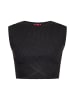 Swirly Crop-Top in SCHWARZ