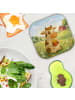 Mr. & Mrs. Panda Tisch-Untersetzer Kuh  Pommes Design ohne Spruch in Weiß