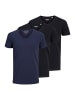 Jack & Jones T-Shirt Essentials in Schwarz / dunkelblau