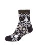 camano Kurzsocken cosy norwegian winter 2er Pack black