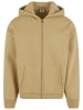 Urban Classics Urban Classics Fluffy Zip Cardigan in unionbeige