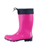 Regenliebe Gummistiefel de Fieselregen Langschaft in fuchsia/dunkelblau