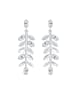 Elli Ohrringe 925 Sterling Silber Blatt in Silber