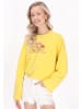 IZIA Women Sweatshirt in yellow