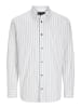 Jack & Jones Elegantes Business-Hemd Langarm mit Knopfleiste in Weiß-2