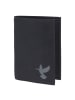 oxmox New Cryptan Geldbörse RFID Schutz 13 cm in schwarz-freedom pigeon grey