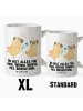 Mr. & Mrs. Panda XL Tasse Mops Verliebt mit Spruch in Weiß