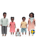 Lundby Puppen für Puppenhaus dunkelhäutige Puppenfamilie Billie 1:18 3+