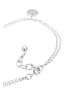 Elli Armband 925 Sterling Silber Geo, Kreis, Plättchen in Silber