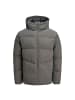 Jack and Jones JJGLOBAL Puffer Jacket in Grau