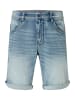 Timezone Jeansshorts mit umgeschlagenem Saum und Taschen in Hellblau