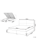 Beliani Doppelbett VERNOYES in Schwarz/Gold - (W) 170 x (H) 120 x (L) 214 cm