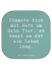Mr. & Mrs. Panda Untersetzer Spruch Haustiere pflegen mit Spruch in Meeresbrise