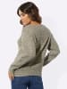 Sieh an! Rundhals-Pullover in khaki