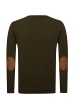 SIR RAYMOND TAILOR Strickpullover Los Angeles in Dark Olive