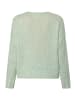 CARTOON Basic-Pullover mit Rundhalsausschnitt in Grey Green Melange
