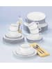 Seltmann Weiden 20er Set Kaffeeservice Compact Blaurand weiß-blau in weiß-blau