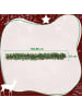 HOMCOM Weihnachtsgirlande-180L x 25B x 25H cm-Grün