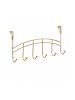 relaxdays 2 x Türgarderobe in Gold - (B)40x (H)20 x (T)9 cm