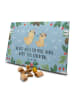 Mr. & Mrs. Panda Hunde Adventskalender Mops Verliebt mit Spruch in Eisblau