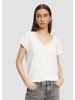 QS T-Shirt in 0200_ecru