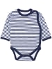 TupTam Baby Langarm Wickelbody im 5er Set in blau/grau