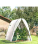 Outsunny Gewächshaus in Weiß 180L x 180B x 200H cm