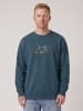 wat? Apparel Sweatshirt Doodle Bike in Petrol