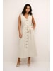 Kaffe Kleid KAliny Relaxed fit in Light Sand Linen