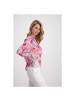 monari Langarmbluse in pink gemustert