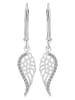 Adeliás Damen Ohrringe aus 925 Silber mit Zirkonia in silber