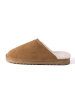 Aus Wooli Slipper Manly in Tan