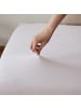 Lumaland Spannbettlaken 180x200cm weiß 100% Baumwolle Weiß