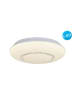 näve LED Deckenleuchte "PILSEN" in weiß - (L)41 cm x (B)41 cm x (H)10.5 cm - EEK G
