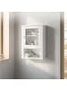 relaxdays Badschrank in Weiß - (B)42 x (H)52 x (T)18 cm