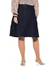 MIAMODA Jeansrock in dark blue denim