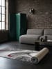 KADIMA DESIGN Läufer Abstrakt pflegeleicht Wohnzimmer Schlafzimmer Flur Esszimmer in Rot