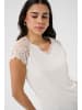 Kaffe T-Shirt kurzarm KAcarla Regular fit in Chalk