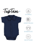 TupTam Baby Jungen Langarm Kurzarm Body mit Kragen in blau Modell 1