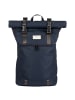 Doughnut Christopher Nylon Accents - Rucksack 15" in navy x orange