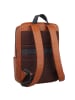 Leonhard Heyden Hamburg Rucksack Leder 40 cm Laptopfach in cognac